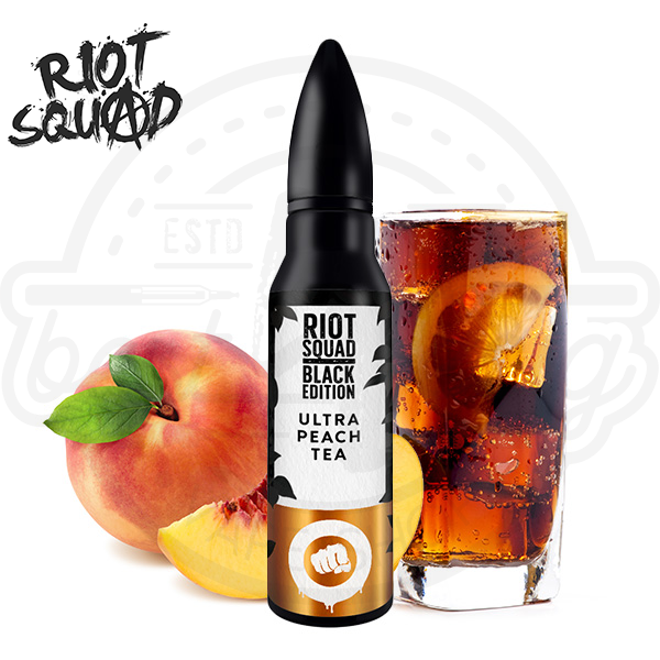 riot_squad_black_edition_ultra_peach_tea Riot Squad Black Edition Aroma Ultra Peach Tea 5ml