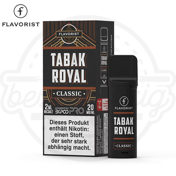 flavorist_prefilled_pod_tabak_royal_600x600_best4ecig Flavorist Prefilled Pods Tabak Royal