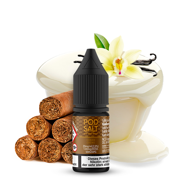 pod-salt-cuban-creme-nikotinsalz-liquid-1 Pod Salt Origin NicSalt CBN Creme 10ml