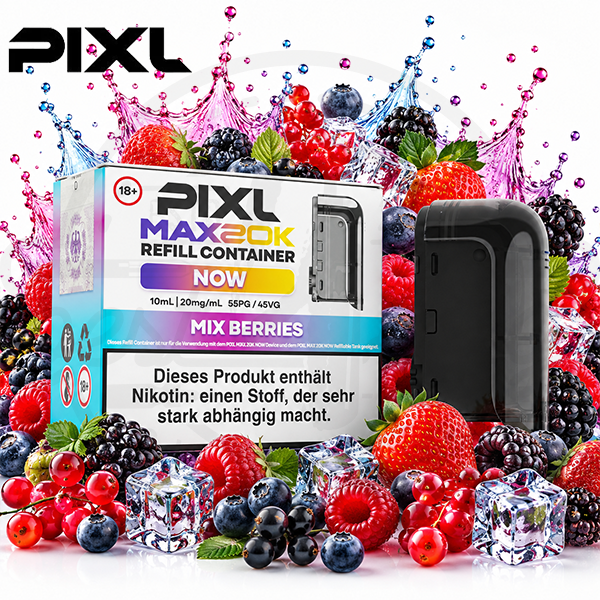 PIXL MAX 20K Refill Container Mix Berries 10ml