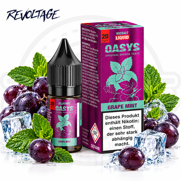 Revoltage Oasys Nicsalt Grape Mint 10ml