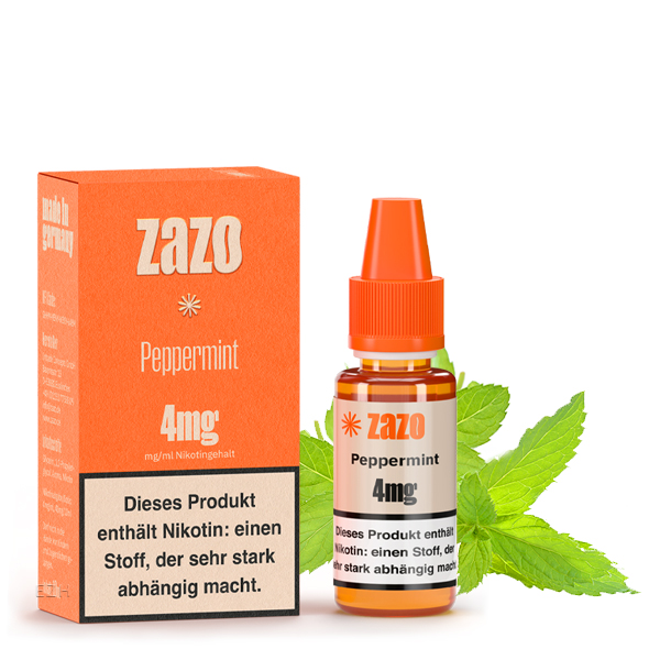 zazo-classics-liquid-peppermint-4mg-best4ecig Zazo E-Liquid Peppermint 10ml