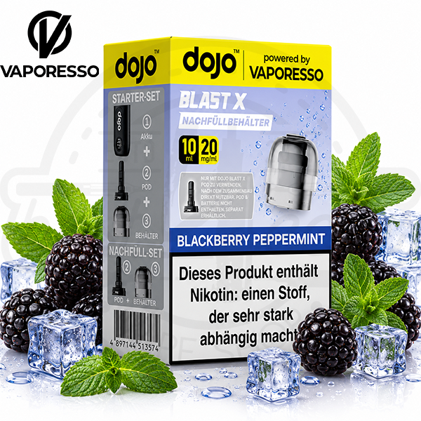 Vaporesso Dojo Blast X Pod Blackberry Peppermint 10ml