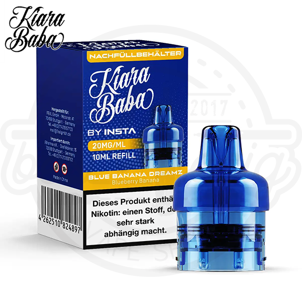 Kiara Baba 10k Refill Container Blue Banana Dreamz 10ml