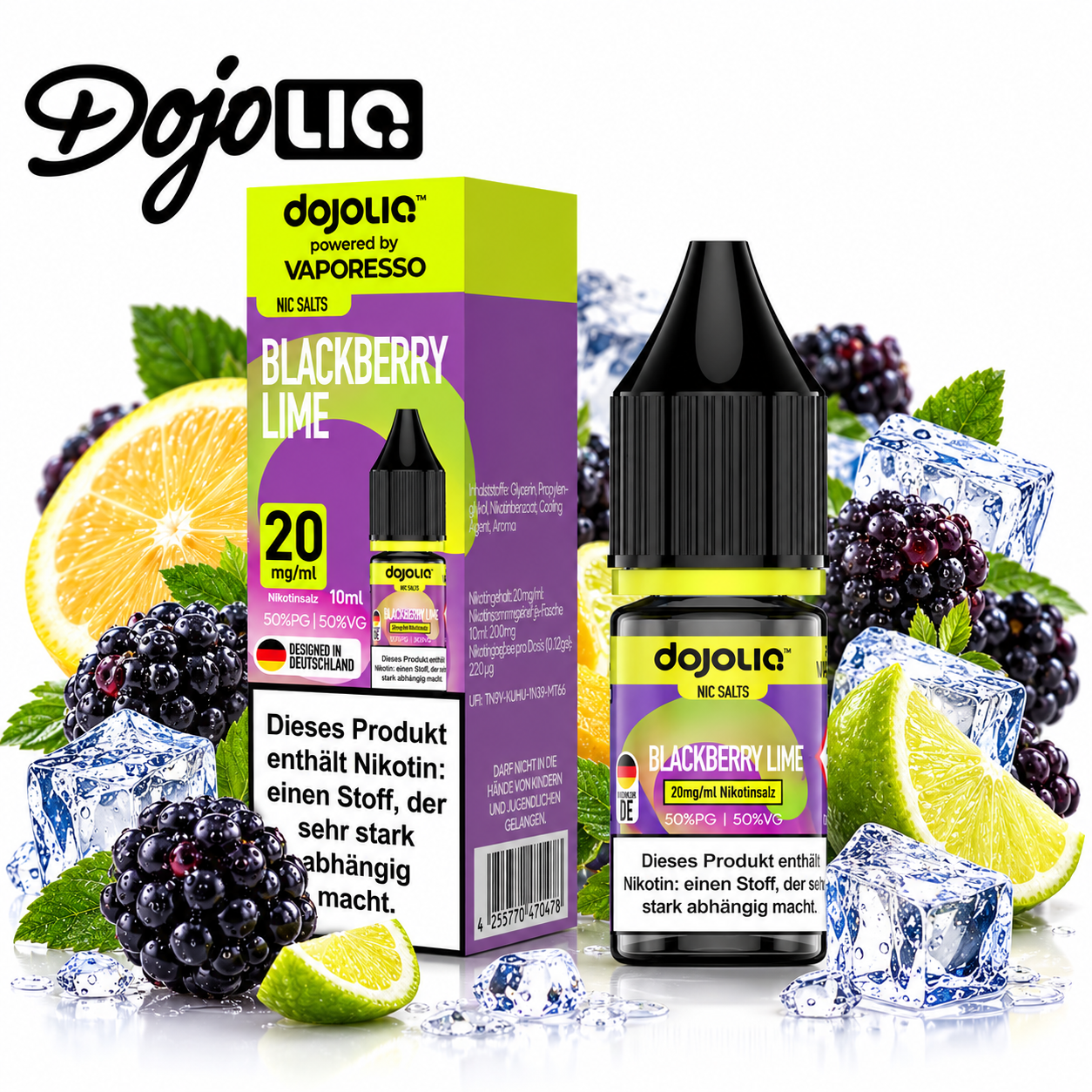 Dojoliq NicSalt Blackberry Lime 10ml
