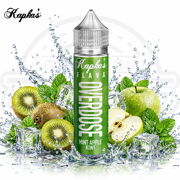 Kapka’s Flava Aroma Overdosed Mint Apple Kiwi 10ml