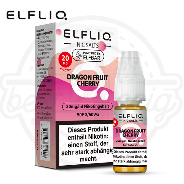 Elfbar Elfliq NicSalt Dragon Fruit Cherry 10ml