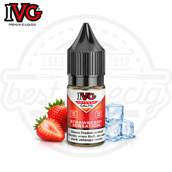IVG Intense NicSalt Strawberry Sensation 10ml
