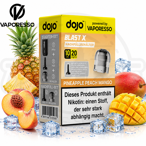 Vaporesso Dojo Blast X Pod Pineapple Peach Mango 10ml