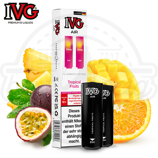 ivg_air_pods_tropical_fruits_600x600_best4ecig IVG Air Pods Tropical Fruits NicSalt 2x 2ml