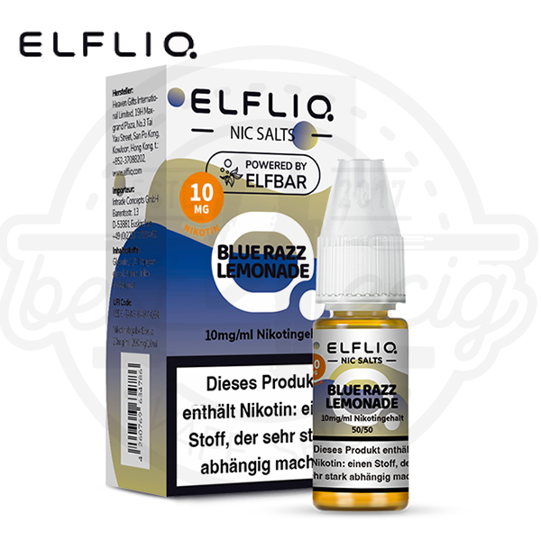 Elfbar Elfliq NicSalt Blue Razz Lemonade 10ml