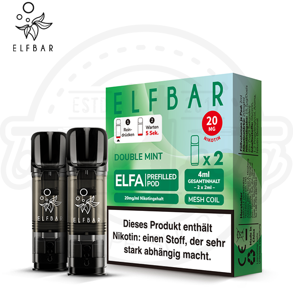 Elfbar ELFA Pods Double Mint