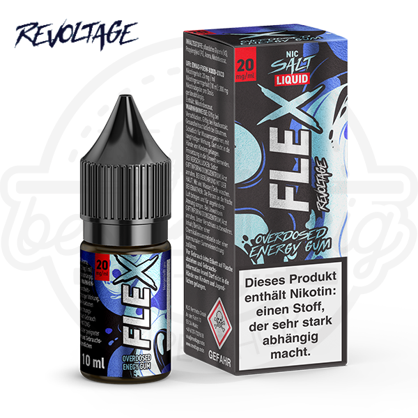 Revoltage Flex Overdosed NicSalt Energy Gum 10ml