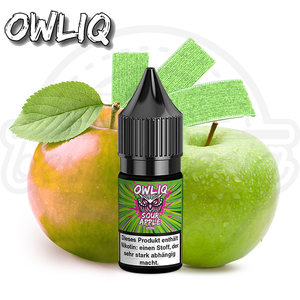 OWLIQ NicSalt Sour Dragon Apple 10ml OWLIQ NicSalt Sour Dragon Apple 10ml