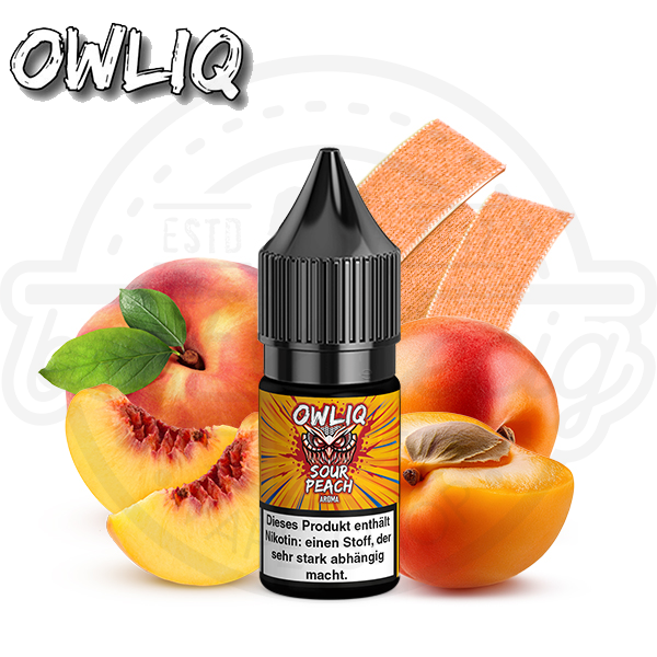 OWLIQ NicSalt Sour Dragon Peach 10ml OWLIQ NicSalt Sour Dragon Peach 10ml