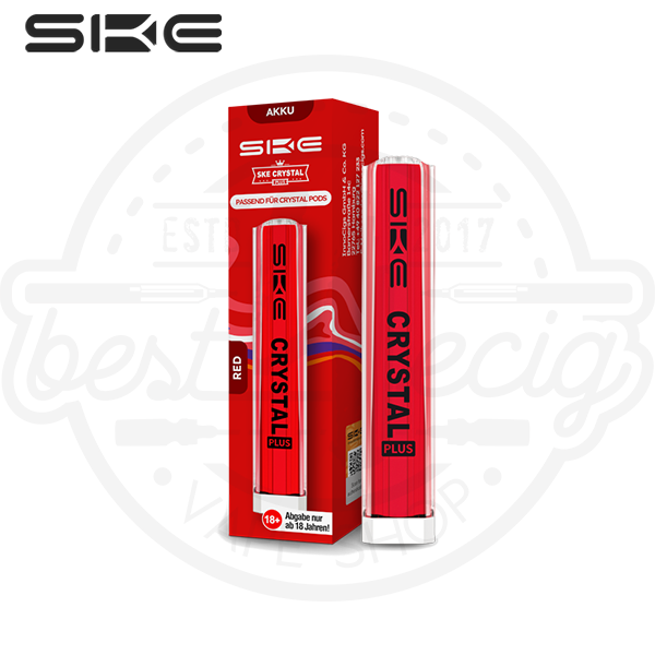 ske_crystal_plus_kit_red_best4ecig SKE Crystal Plus Basisgerät