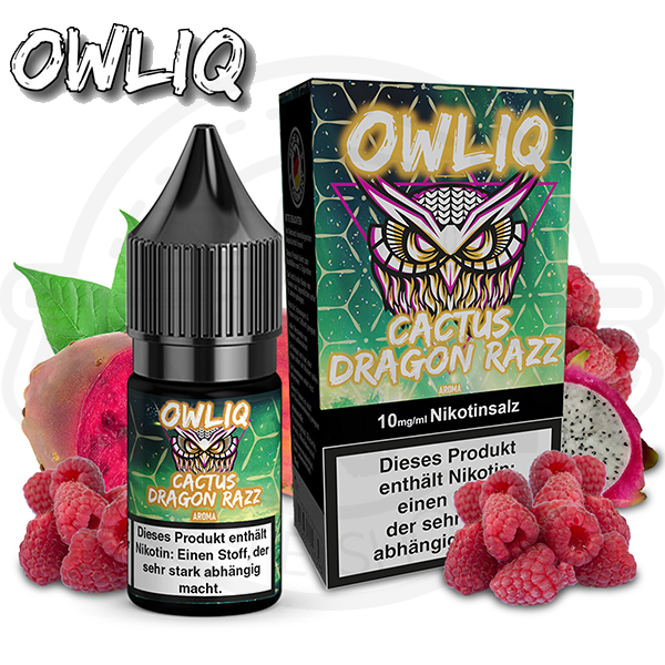 owliq_nicsalt_cactus_dragon_razz_10mg_600x600_best4ecig OWLIQ NicSalt Cactus Dragon Razz 10ml