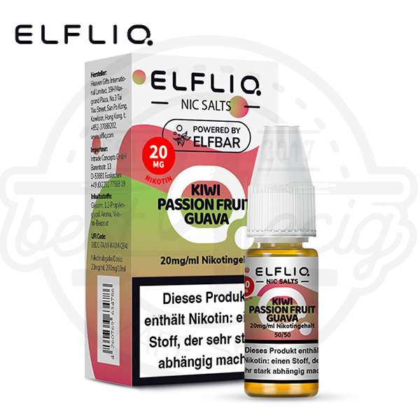 Elfbar Elfliq NicSalt Kiwi Passion Fruit Guava 10ml