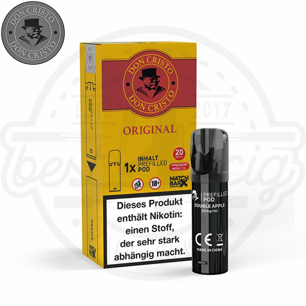 don_cristo_prefilled_pod_original_600x600_best4ecig Don Cristo Original Prefilled Pod 2ml