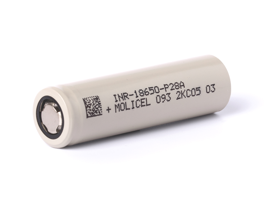 Molicel-INR-18650-P28A-3-6-3-7V-2800mah-35A-Lithium-Ionen Molicel INR18650-P28A 2800mAh 35A