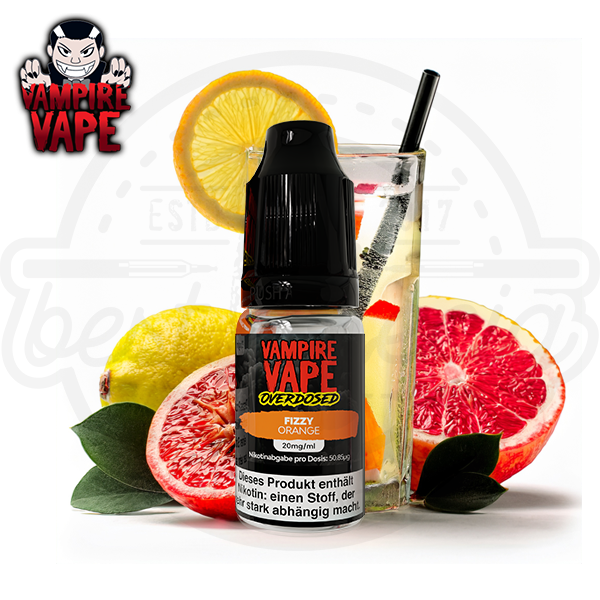 Vampire Vape Overdosed Nicsalt Fizzy Orange 10ml Vampire Vape Overdosed Nicsalt Fizzy Orange 10ml