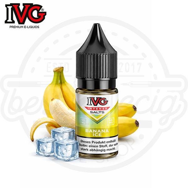 IVG Intense NicSalt Banana Ice 10ml