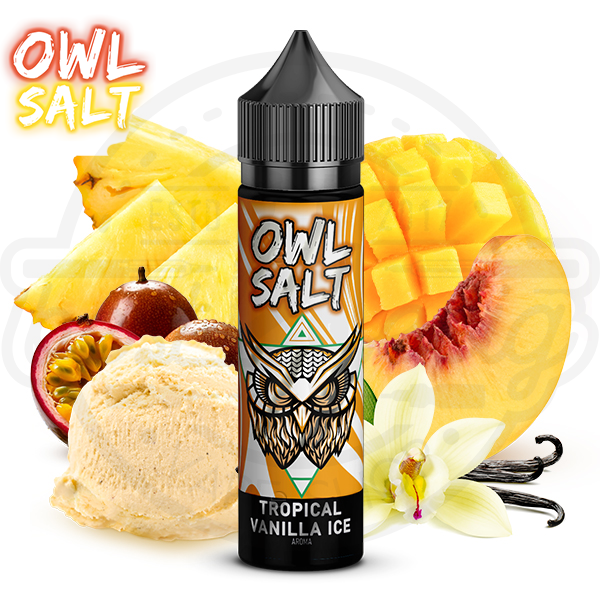 OWL Salt Aroma Overdosed Tropical Vanilla Ice 10ml