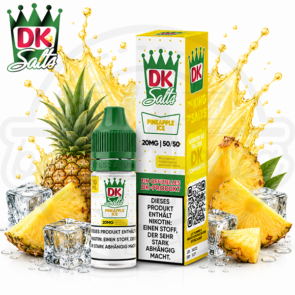 DK Salts Nicsalt Pineapple Ice 10ml