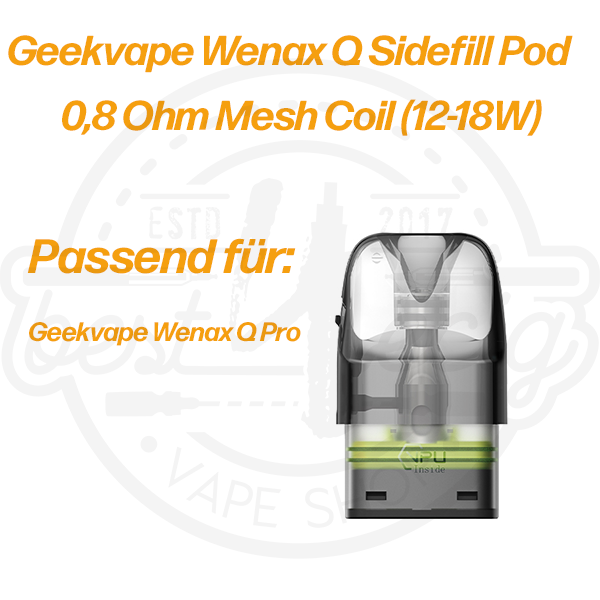 Geekvape Q Pod Sidefill 3ml