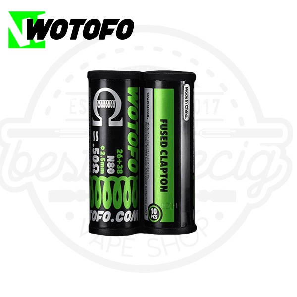 wotofo_prebuilt_ni80_fused_clapton_coil_05 Wotofo Prebuilt Ni80 Fused Clapton Coil 0,5 Ohm (10 Stück)