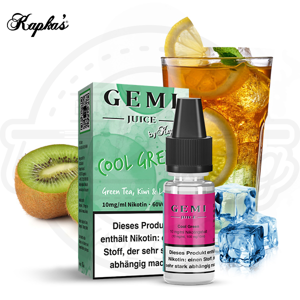 kapkas_gemi_juice_cool_green_600x600_best4ecig Gemi Juice By Kapka's Flava NicSalt Cool Green 10ml