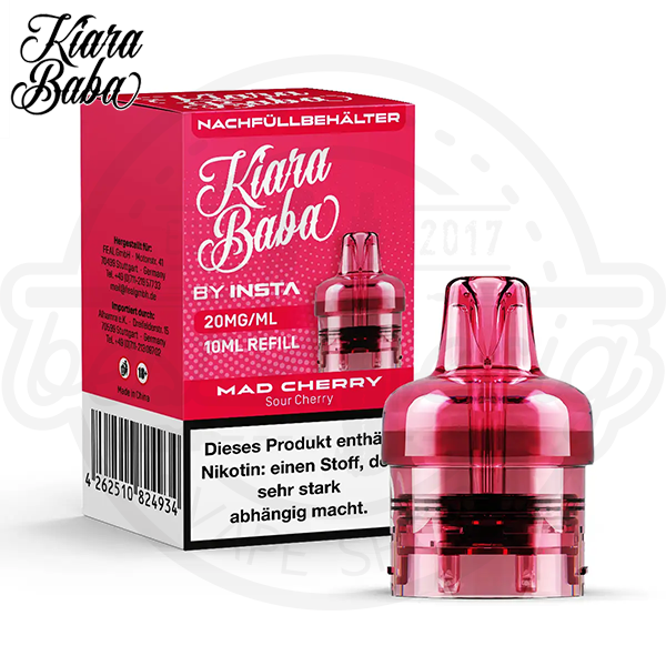 Kiara Baba 10k Refill Container Mad Cherry 10ml