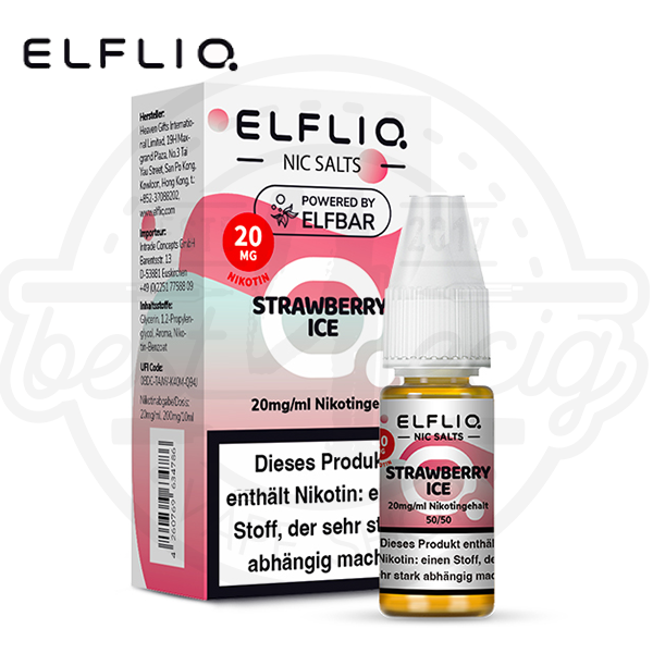 Elfbar Elfliq NicSalt Strawberry Ice 10ml