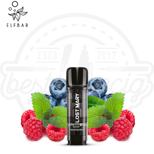 elfbar_tappo_pod_blueberry_sour_raspberry_best4ecig Elfbar Lost Mary Tappo Pod Blueberry Sour Raspberry NicSalt 2x 2ml