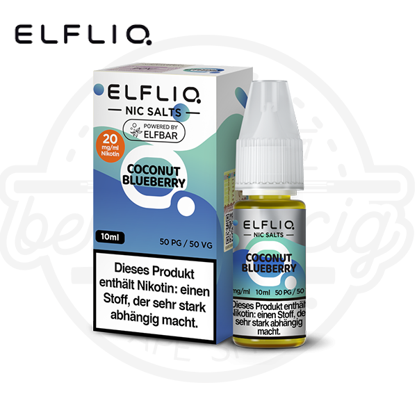 Elfbar Elfliq NicSalt Coconut Blueberry 10ml