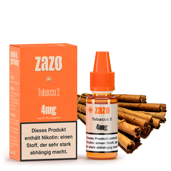 zazo-classics-liquid-tobacco2-4mg-best4ecig Zazo E-Liquid Tobacco 2 10ml