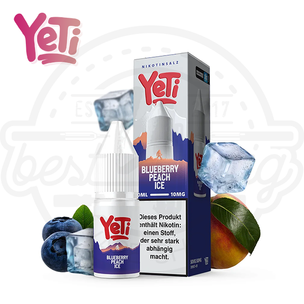 Yeti Summit NicSalt Blueberry Peach Ice 10ml