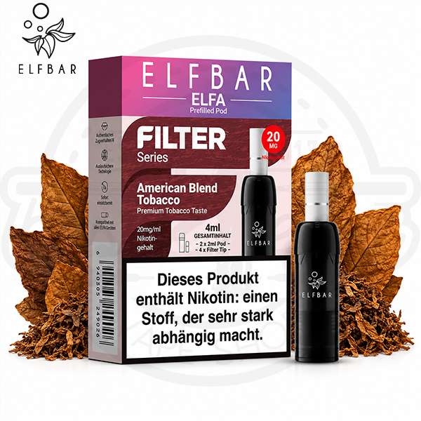 Elfbar ELFA Filter Series Pods American Blend Tobacco