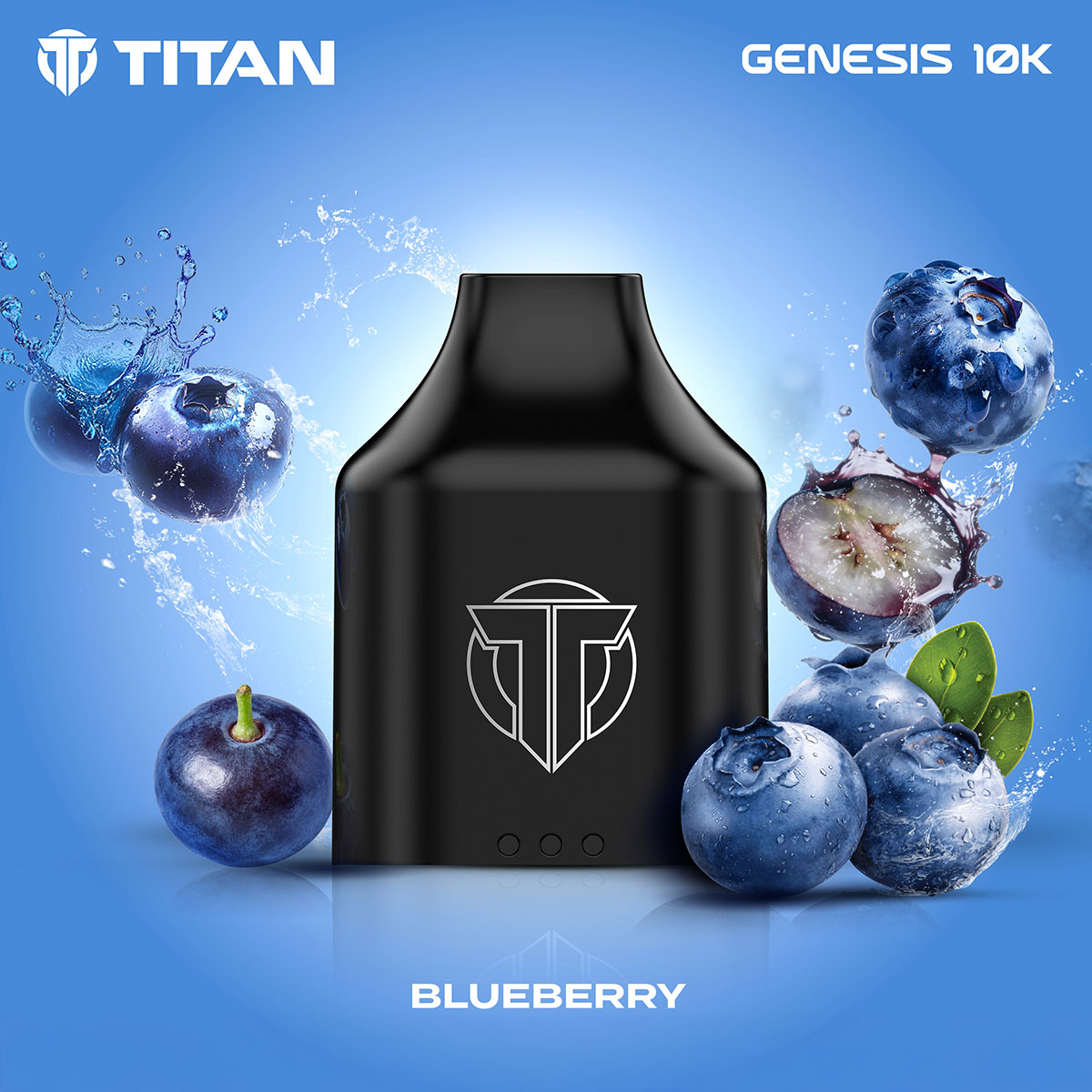 Titan Genesis 10K Prefilled Pod Blueberry 10ml