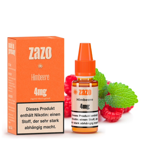 zazo-classics-liquid-himbeere-4mg-best4ecig Zazo E-Liquid Himbeere 10ml