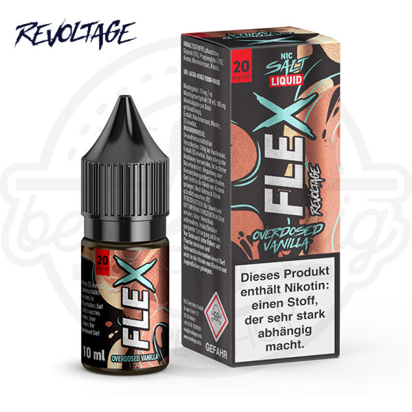 revoltage_flex_nicsalt_vanilla_600x600_best4ecig Revoltage Flex Overdosed NicSalt Vanilla 10ml
