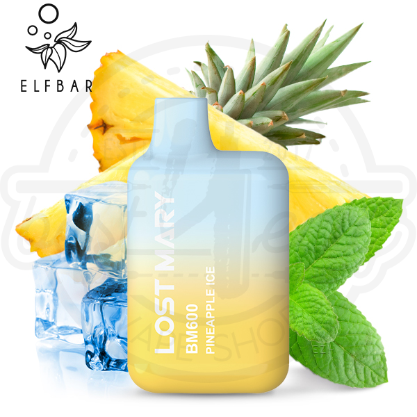 elfbar_lost_mary_pineapple_ice_600x600_best4ecig Lost Mary BM600 Einweg Vape - Pineapple Ice