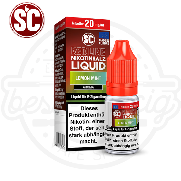 SC Red Line NicSalt Lemon Mint 10ml