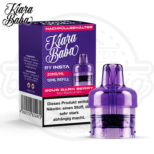 Kiara Baba 10k Refill Container Sour Dark Berry 10ml