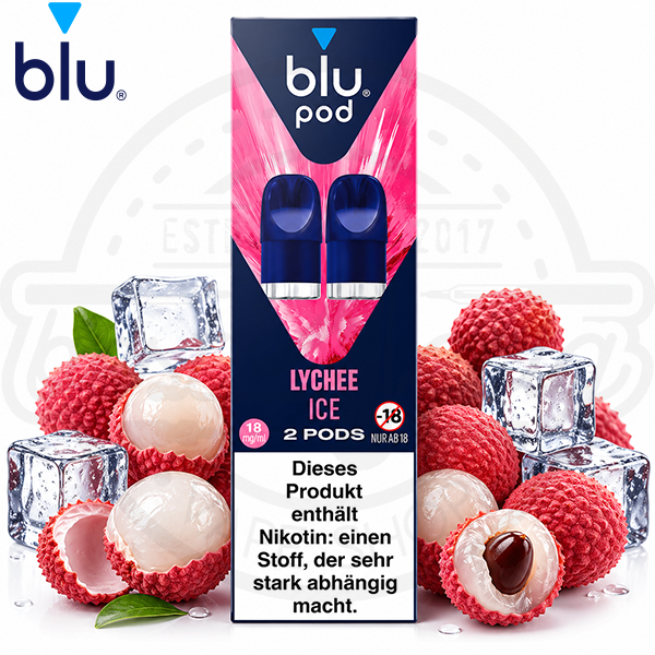 blu Pod Lychee Ice 18mg