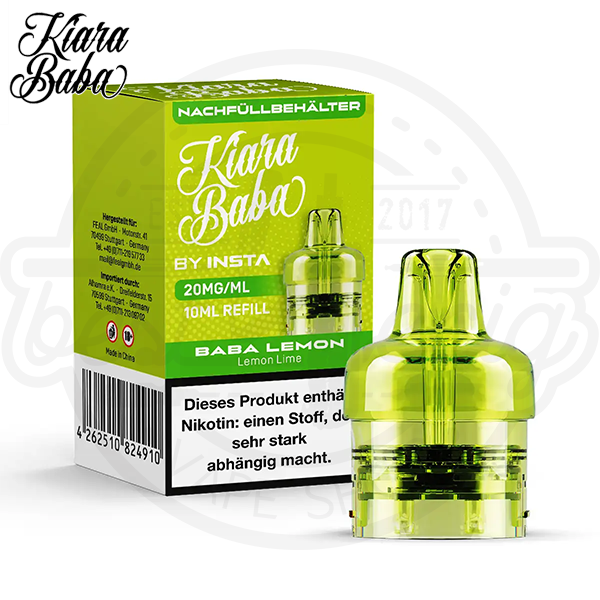 Kiara Baba 10k Refill Container Baba Lemon 10ml