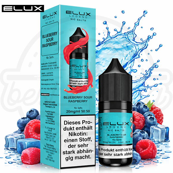 Elux Legend NicSalt Blueberry Sour Raspberry 10ml