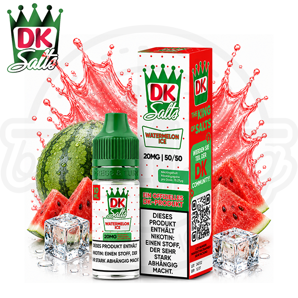 DK Salts Nicsalt Watermelon Ice 10ml