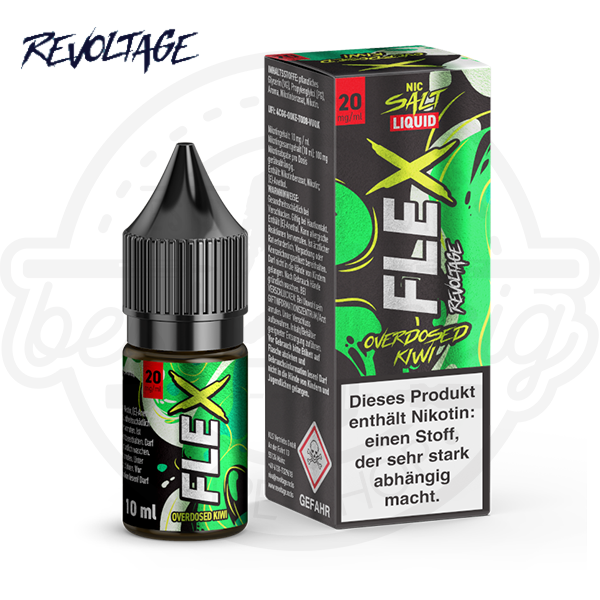 revoltage_flex_nicsalt_kiwi_600x600_best4ecig Revoltage Flex Overdosed NicSalt Kiwi 10ml