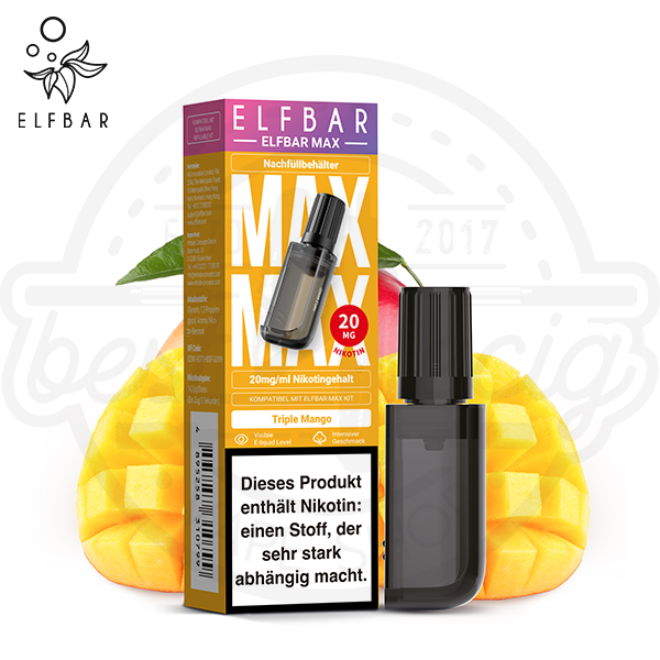 elfbar_max_kit_triple_mango_600x600_best4ecig Elfbar Max Nachfüllbehälter Triple Mango 10ml